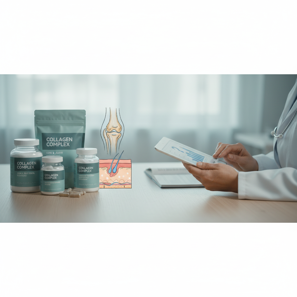 Collagen supplements are marketed for skin and joints — but the evidence provided here is too thin to confirm how much they really help