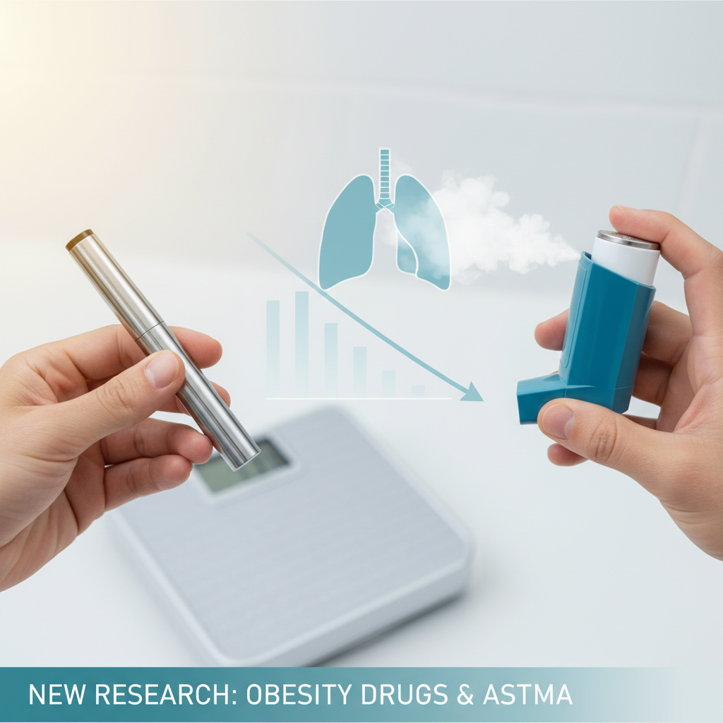 New obesity drugs may help asthma control in some patients, but the evidence is still indirect